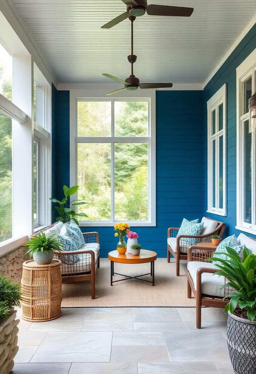 Bold Accent Walls: create a focal⁤ point with a ⁣bold paint color or wallpaper that ‌reflects​ your personality and style