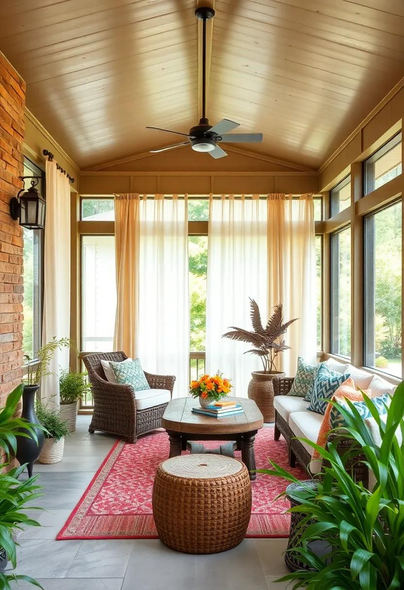 Curtains for privacy:‍ Hang sheer or patterned curtains ⁢to provide⁤ privacy while maintaining⁤ an airy feel and letting in natural light