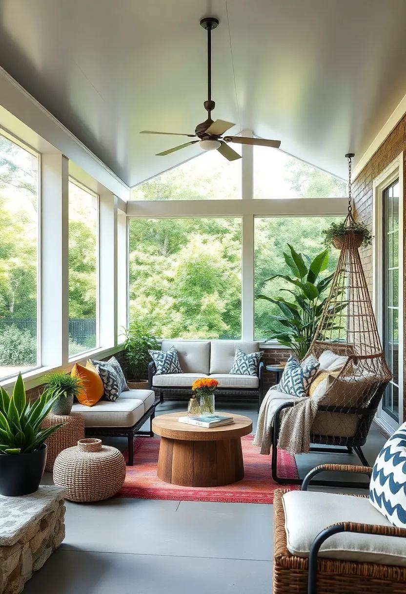 Hammock or Swing Chair: Add​ a hammock‍ or a hanging swing chair‌ for a playful and cozy⁣ spot perfect for lounging with a book