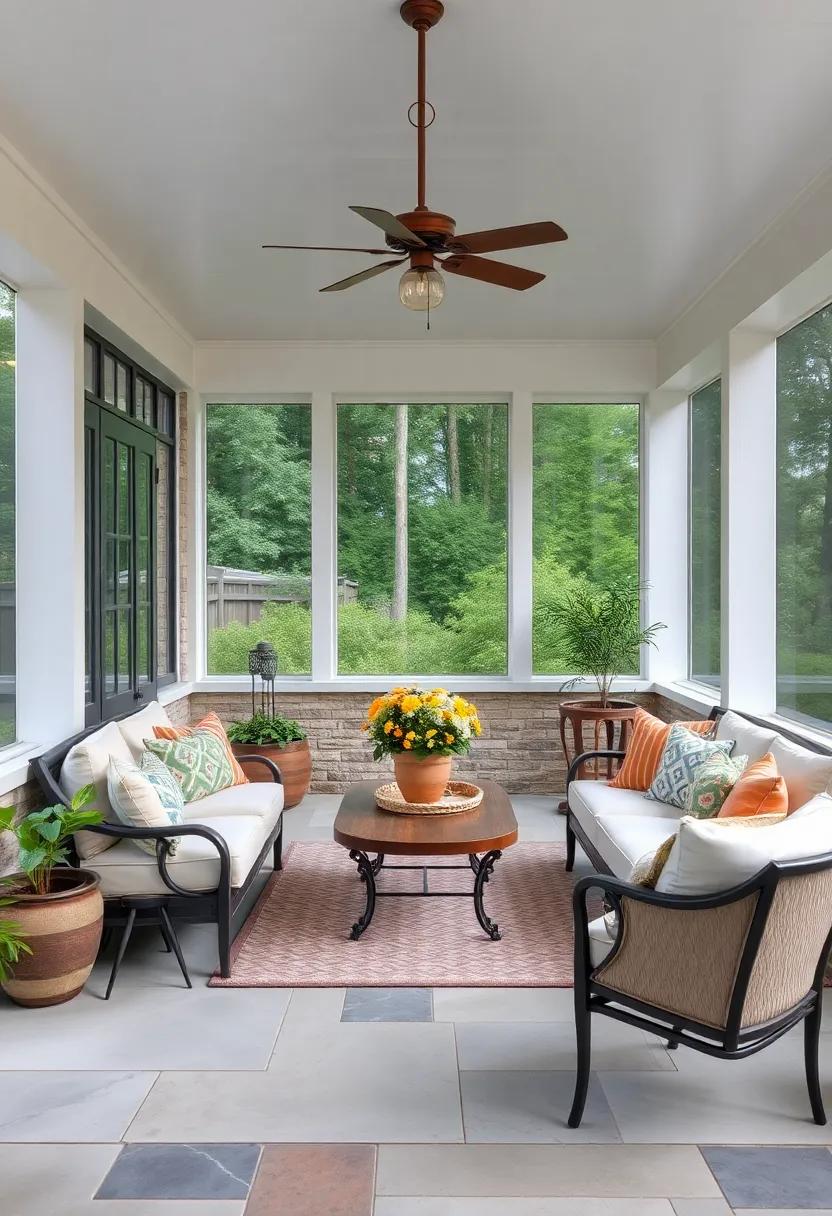 Vintage Charm: Source antique or vintage⁢ furniture pieces ⁤to add character and nostalgia to your screened⁣ porch design