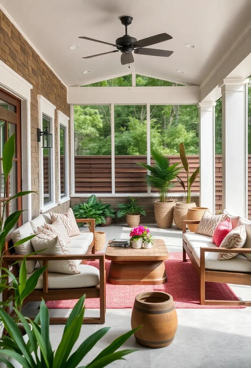 Zen Oasis: Create a tranquil retreat with ⁤bamboo decor, calming water features, and minimalistic furniture for a⁤ peaceful ‌ambiance