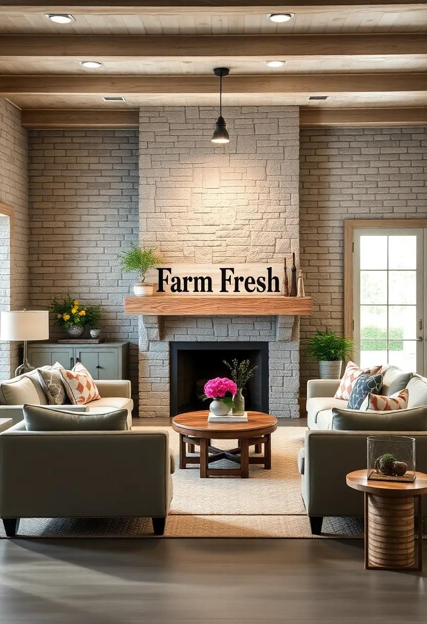 Embrace rustic Charm: Incorporate a weathered wood sign that reads