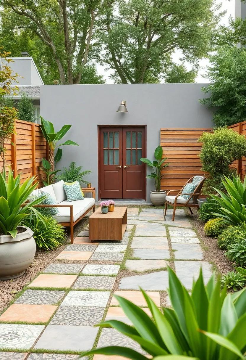 Colorful Mosaic Tiles: Add flair with vibrant, hand-painted tiles⁤ arranged ⁤in playful patterns that ignite cheerfulness along your garden path