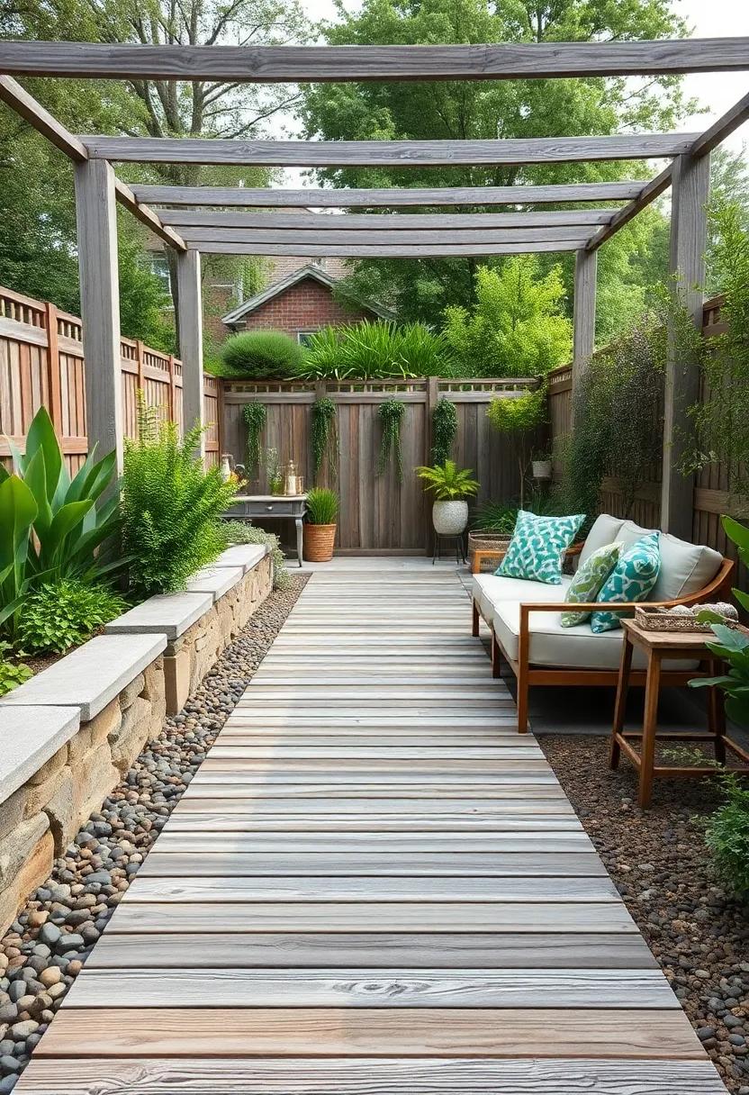 Rustic Wooden ‌Planks: Embrace the beauty of⁤ nature with weathered wooden planks that‌ lead guests⁤ through your‍ garden’s ‌most inviting ⁢spots