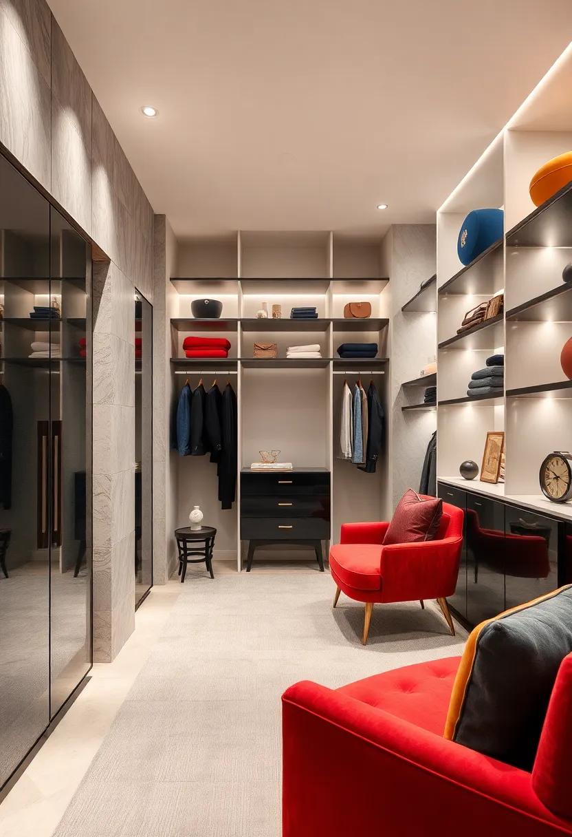 Personalized Details: custom ​built-ins showcase curated collections,ensuring ‍that this walk-in closet is uniquely ⁢tailored to its owner’s style and ⁣needs