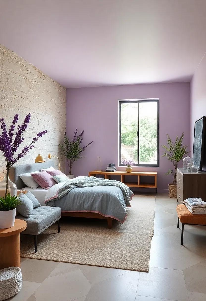 soft​ Lavender Dream: Lavender ⁢tones⁢ can‌ mimic the calming⁤ fields of Provence,providing a soothing environment for ⁢relaxation