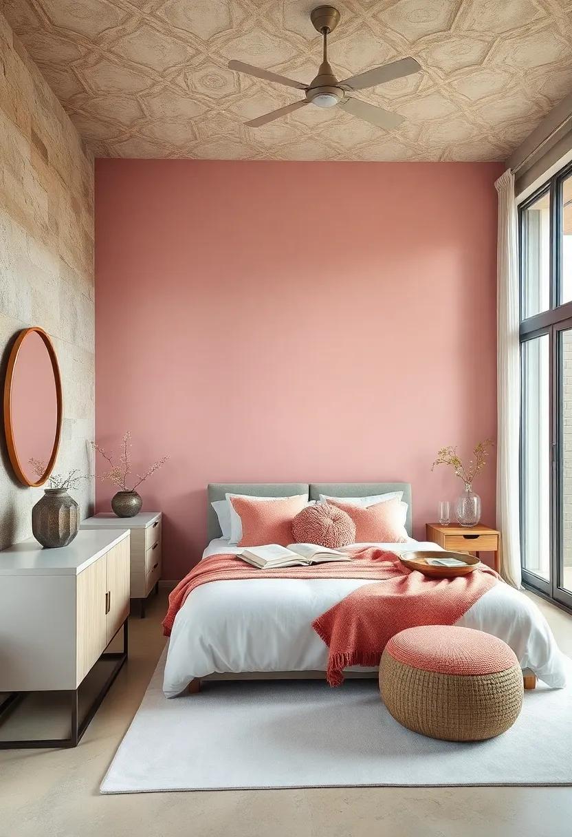 Soft Rose Petal: A soft,‍ rosy⁣ hue on your walls can evoke feelings ​of romance and nature, perfect ⁣for a ⁢serene retreat
