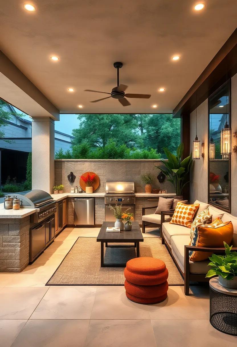 Personal Touches and Décor: ⁣infuse your personality into your outdoor⁤ kitchen⁣ with curated ⁣decorations and personal touches that make this outdoor haven​ truly⁤ yours