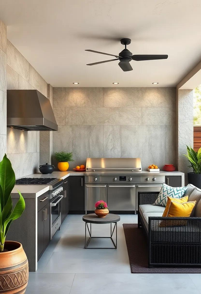 Sleek ‍Stainless‌ Steel‍ for a Modern ⁤Look: Create a contemporary aesthetic by using‌ stainless steel appliances and ⁢countertops, pairing them with bold colors for a striking contrast