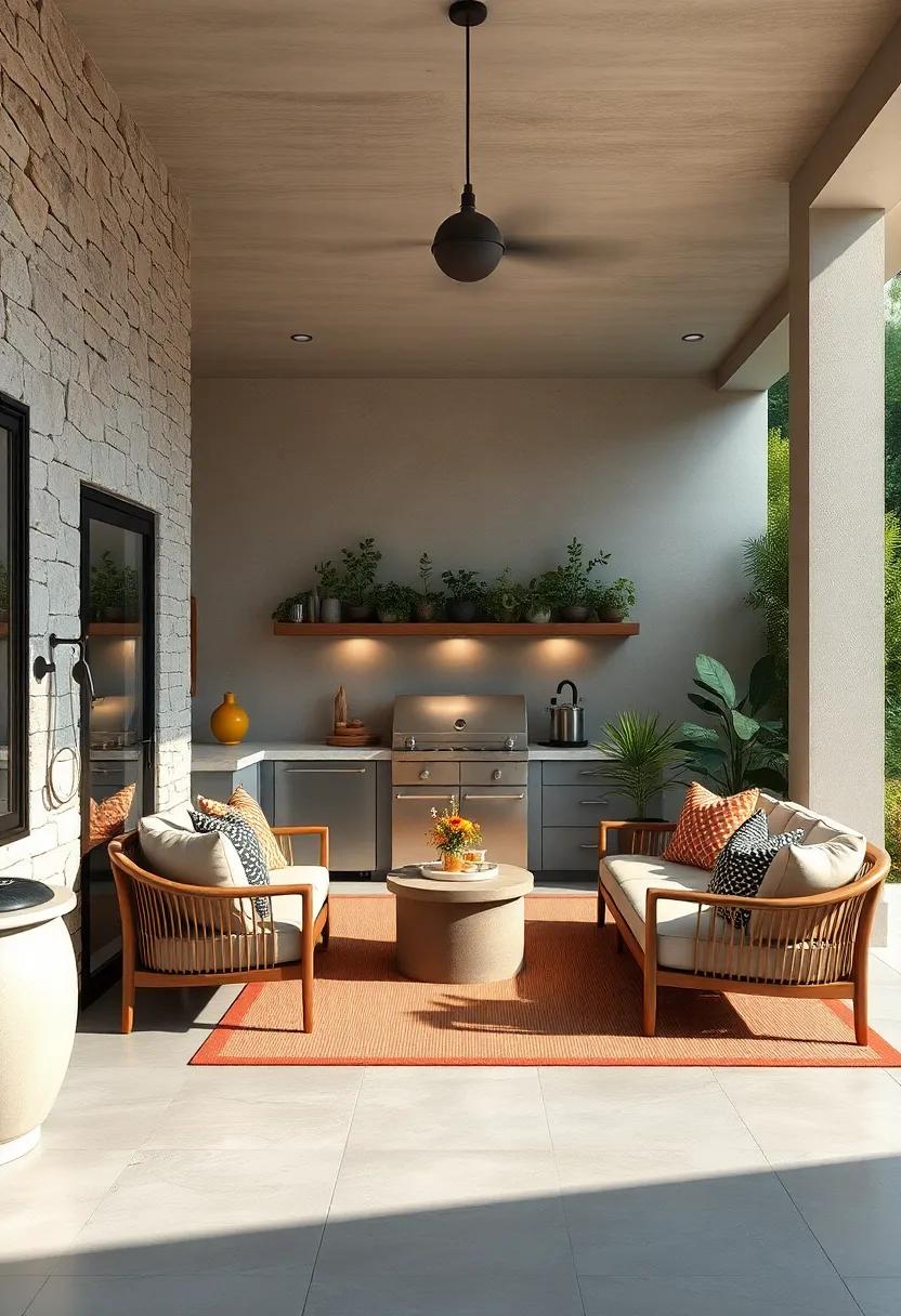 Focus on Sustainability: Consider energy-efficient appliances and eco-friendly materials to make your outdoor kitchen more sustainable