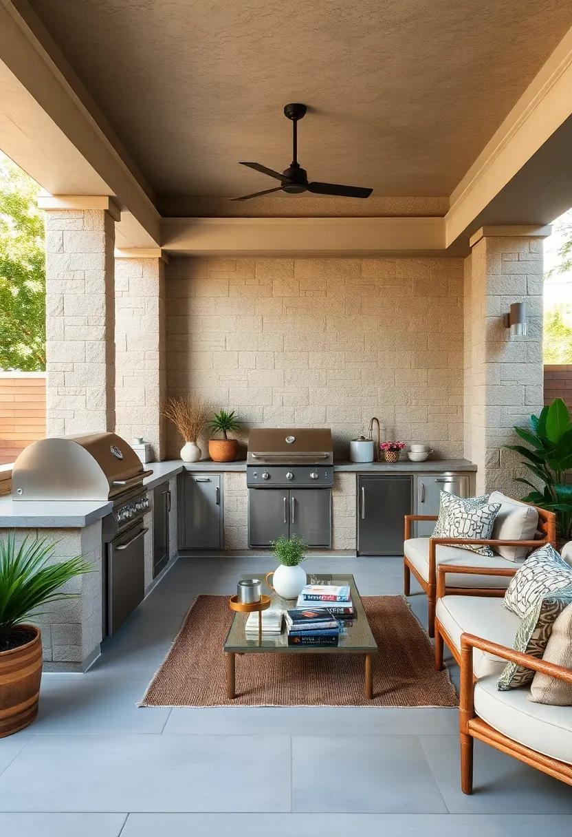 Incorporate a High-Quality Grill: Invest in a durable grill that can handle everything from quick weeknight dinners to weekend barbecues