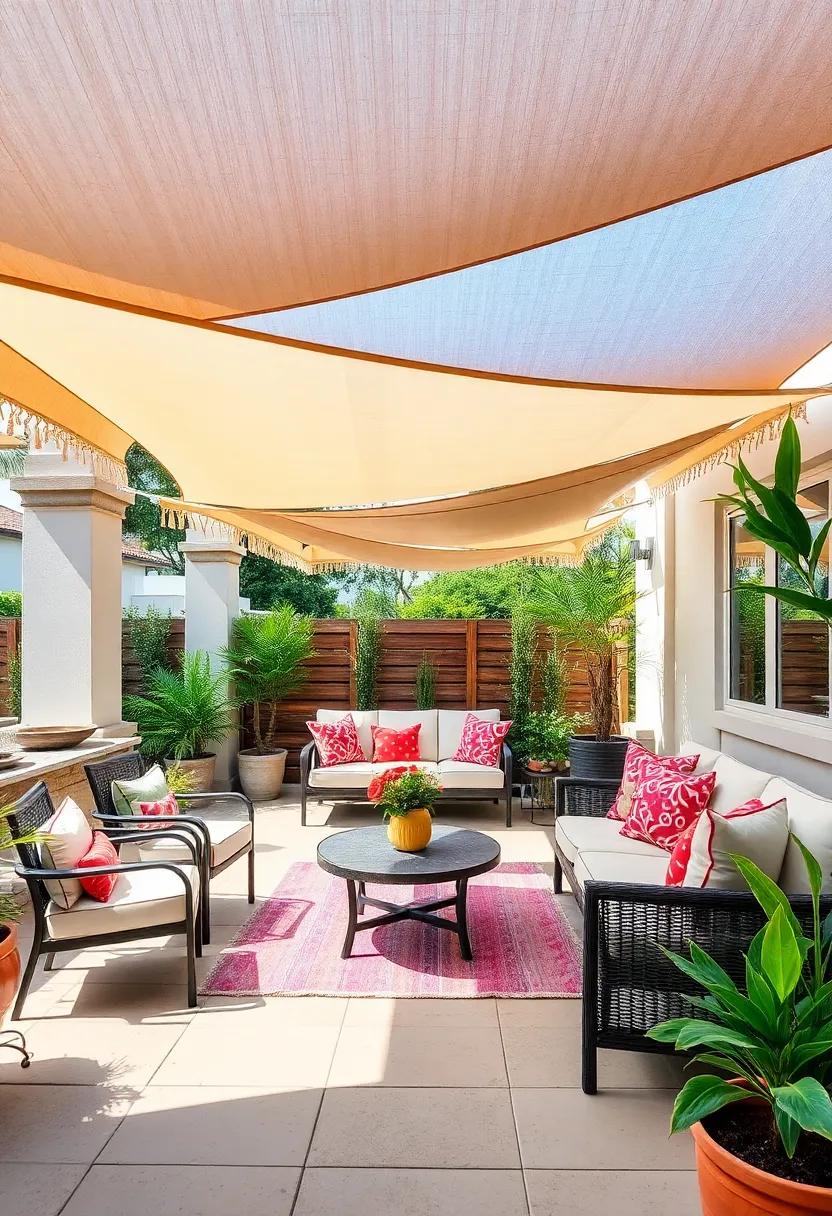 Decorative Edging: Incorporate ⁣decorative edges ⁣or fringe on your shade sails to add⁣ a touch of whimsy and⁣ style to your outdoor setting