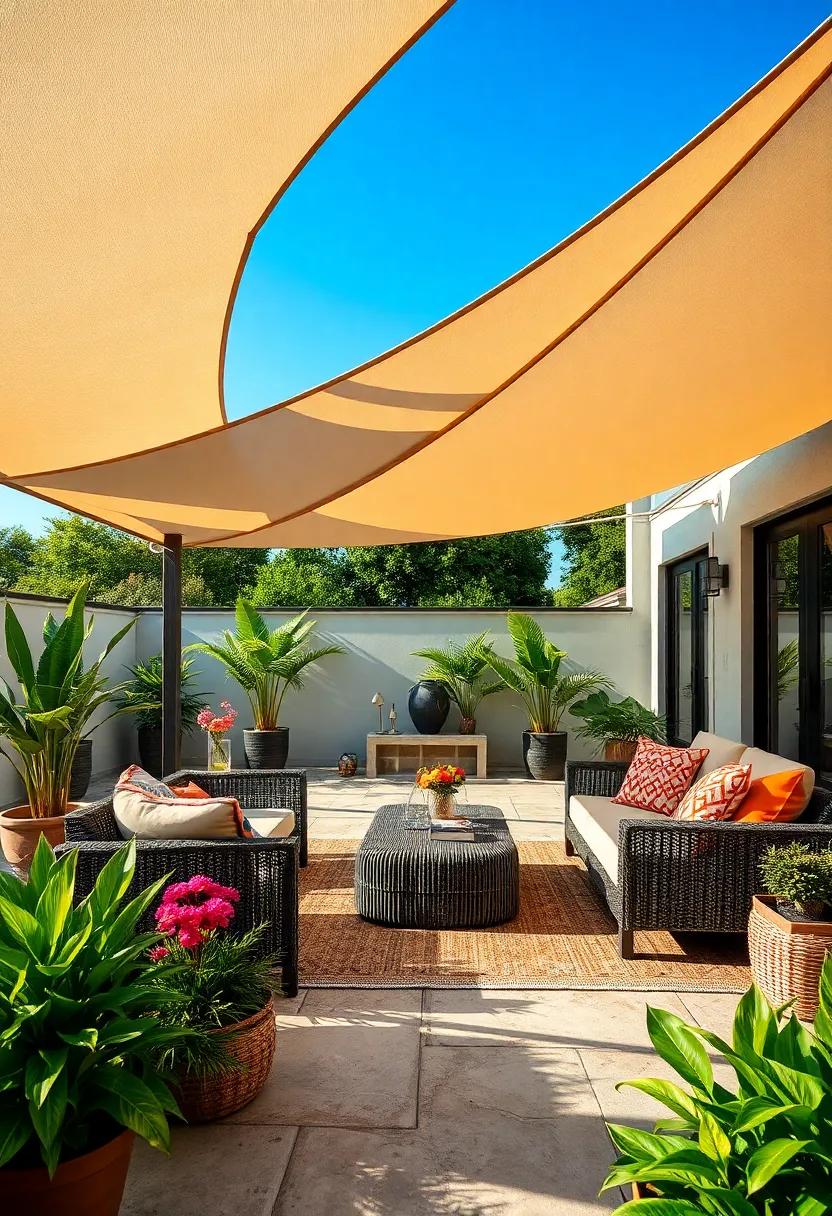 Reflective Materials: ⁣Install ‍reflective shade fabrics ​that ⁢bounce light ⁢creatively, contributing to a ⁣soft glow ‌while keeping⁢ shaded areas cool