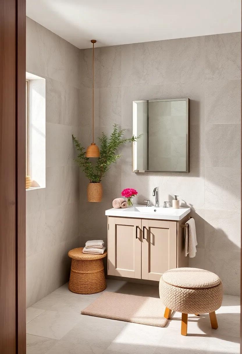 Multi-Use Furniture: Choose ⁢a vanity ⁤with built-in ⁣storage or a mirrored ‍medicine ⁢cabinet that doubles as ⁤a ‌place to store your products