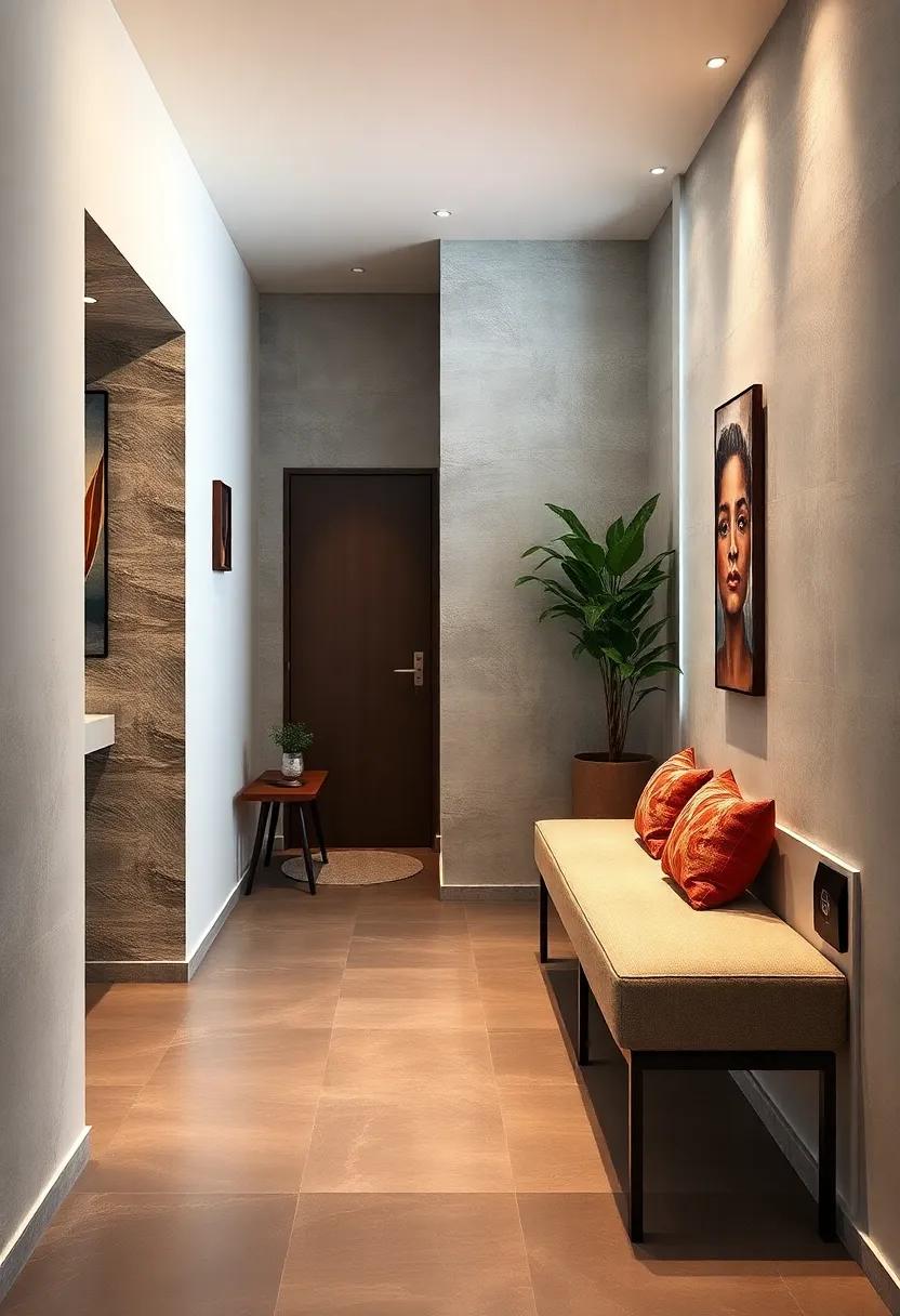 Wall-Mounted Folding Bench:⁣ Maximize ⁤floor space ⁣by installing a sleek ​wall-mounted ‍bench​ that⁤ folds up when not‍ in use for ⁢a ⁤modern⁢ touch