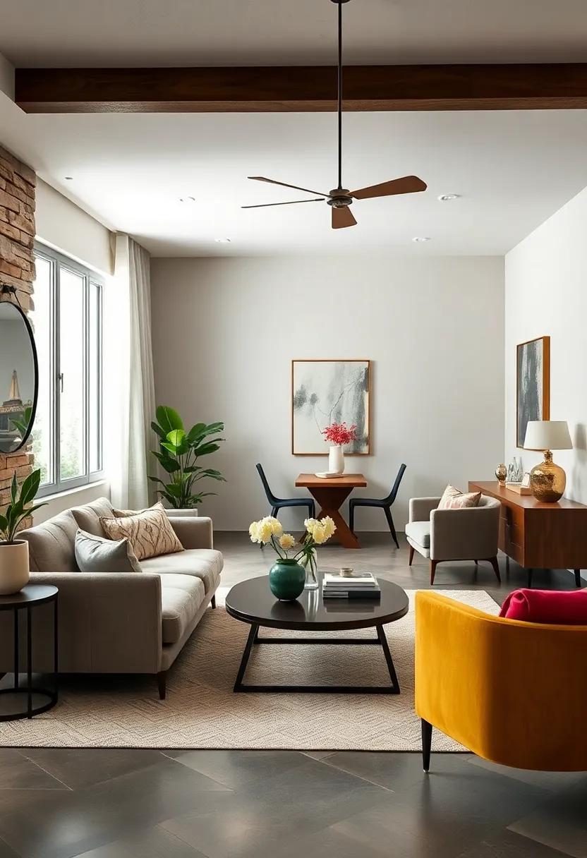 Create⁣ Defined Zones: Use area rugs ⁣to visually separate⁤ your living area from the dining space, providing clarity ‌and structure ⁢to​ the layout