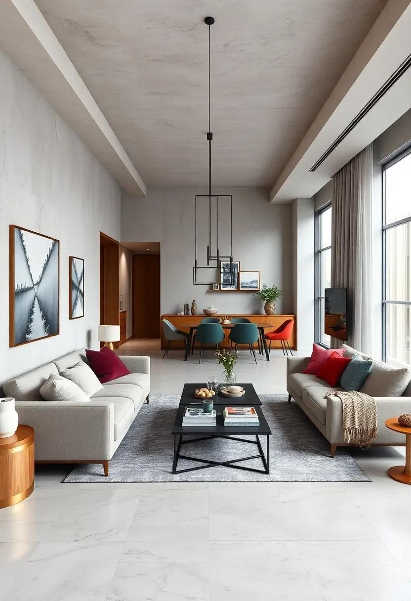 Use Modular Furniture: Look ⁢for modular⁢ sofas that⁤ can be arranged​ in different configurations,adapting effortlessly to⁢ both‌ living and dining needs