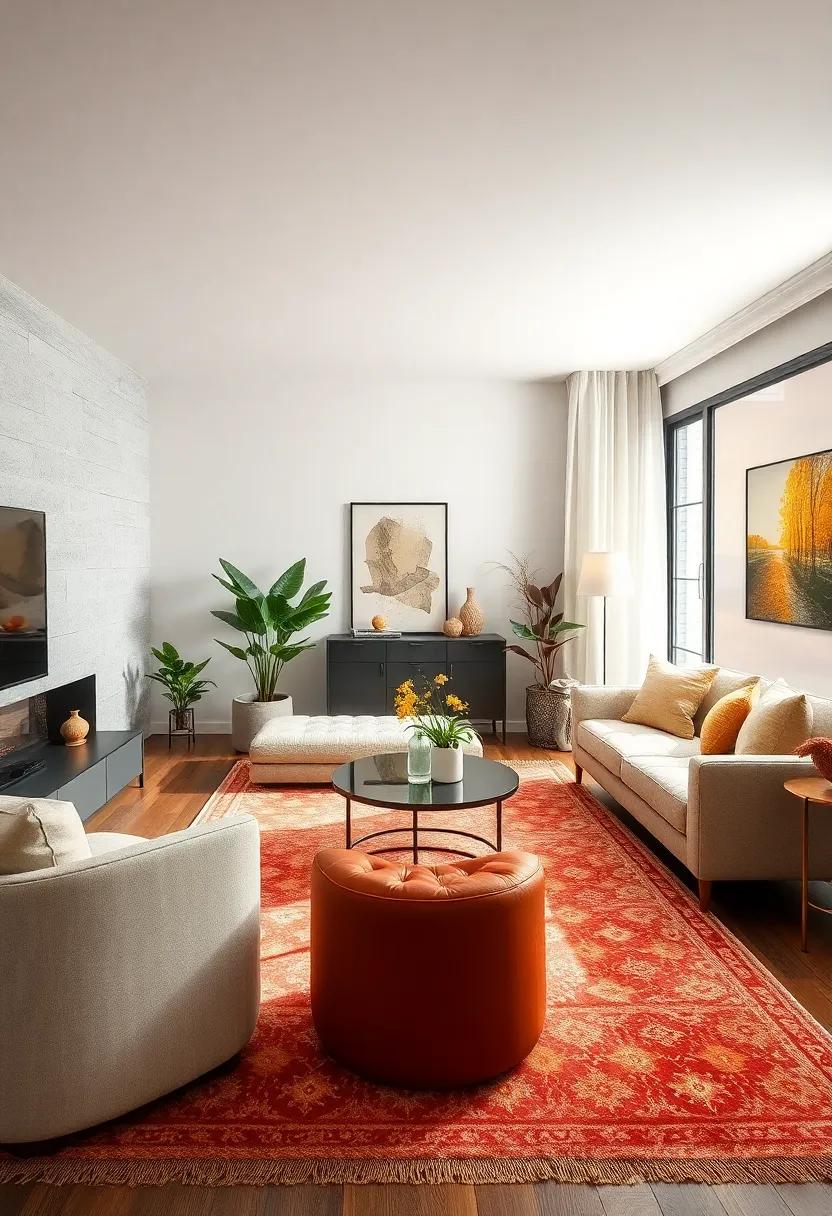 Create Zones with Area ⁣Rugs to ‌Define Spaces