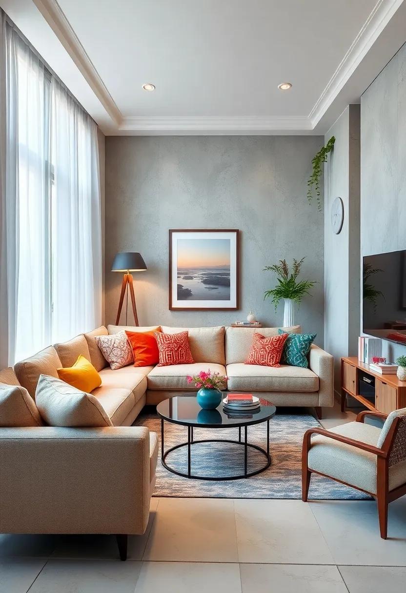 Add a Pop of Color⁤ with Cushions and Throws