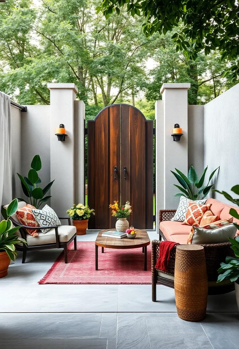 Vintage Garden Gates: Frame your backyard sanctuary with⁢ a tall, decorative garden gate, drawing you into an enchanting space full of mystery and⁣ allure