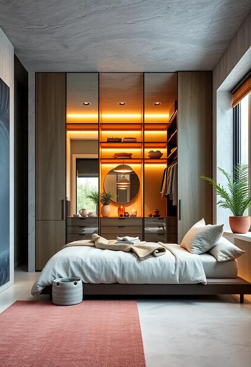 Mirror Magic: Explore how mirrors can amplify light and add depth to your ⁢wardrobe space, making it feel more ⁣expansive and vibrant