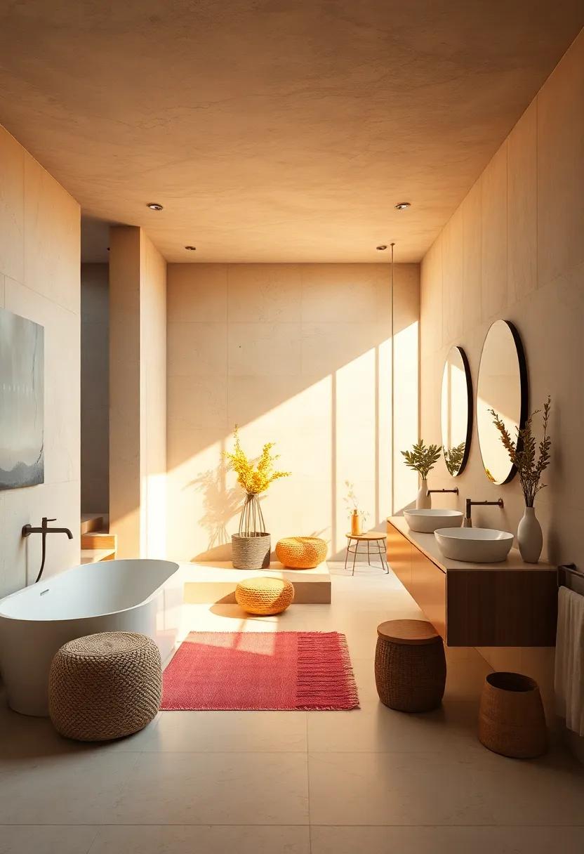 Natural Light: ⁣Maximize natural light with large windows or skylights to ⁢enhance the warmth and openness of your bathroom