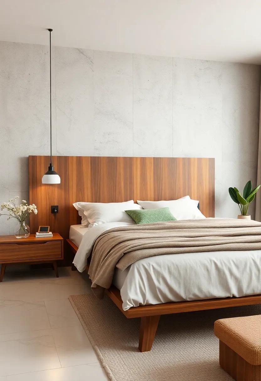 Mid-Century Modern: Capture the ​essence of 1960s​ design⁣ with a wooden bed ​featuring⁣ clean lines and ‍tapered legs for a sophisticated​ touch