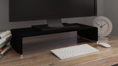 Elevate Our Space: Reviewing the Sleek Black Tempered Glass TV Stand