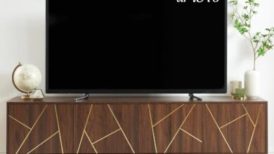 Why We Chose the EDYO LIVING Mid Century TV Stand for Ours