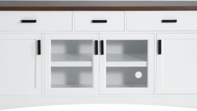 Our Honest Take on the Modern 65″ TV Stand: Stylish and Smart Storage