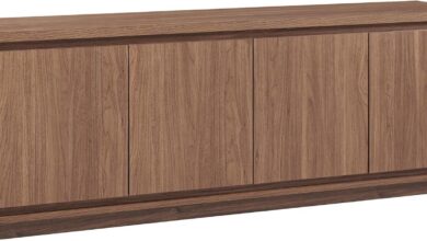 Our Take on the Henn&Hart Presque Walnut TV Stand: Stylish & Strong