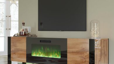 Our Honest Take on the VanAcc 80″ Fireplace TV Stand with LED Lights