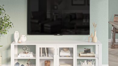 Our Take on the Panana White TV Stand: Stylish Storage & Stability