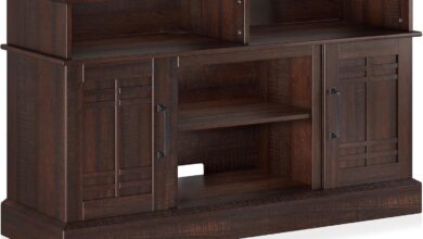 Why We Love the BELLEZE 48″ Modern Farmhouse TV Stand