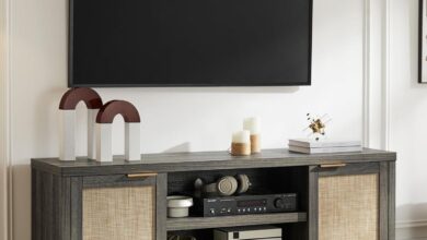 Why We Love the Hampstead TV Stand: Stylish, Sturdy, Spacious