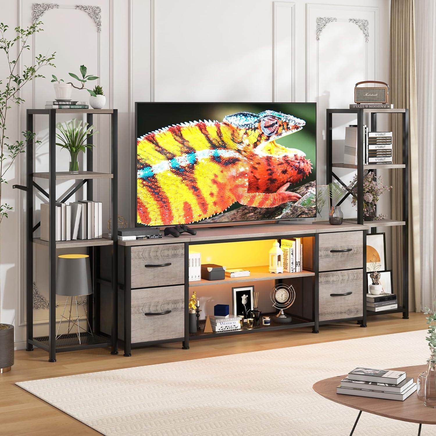 How Our LED TV Stand Blends Style, Storage, and Smart Charging