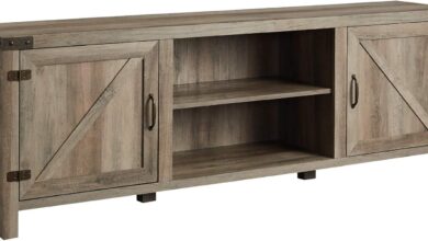 Our Take on the Walker Edison Modern Farmhouse TV Stand
