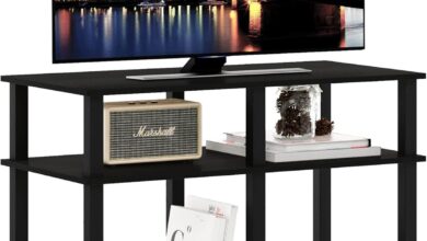 Our Take on the Furinno Romain Turn-N-Tube TV Stand: Stylish and Sturdy