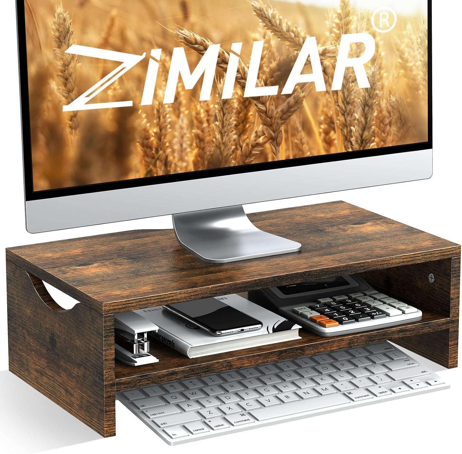 How We Organize Our Desk with Zimilar’s 2-Tier Monitor Riser