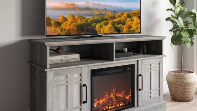 Cozy & Stylish: Our Take on the BELLEZE 48″ Fireplace TV Stand