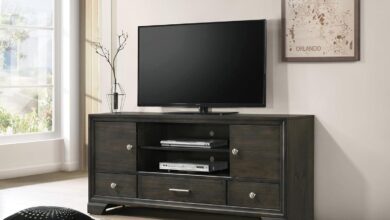 Our Honest Take on the Dark Gray Wooden TV Stand with Storage