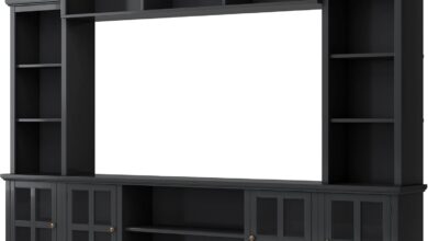 How We Found Style and Storage in This Sleek TV Stand Set