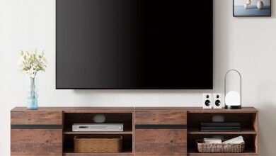 Our Take on the WAMPAT Modern TV Stand: Style Meets Functionality