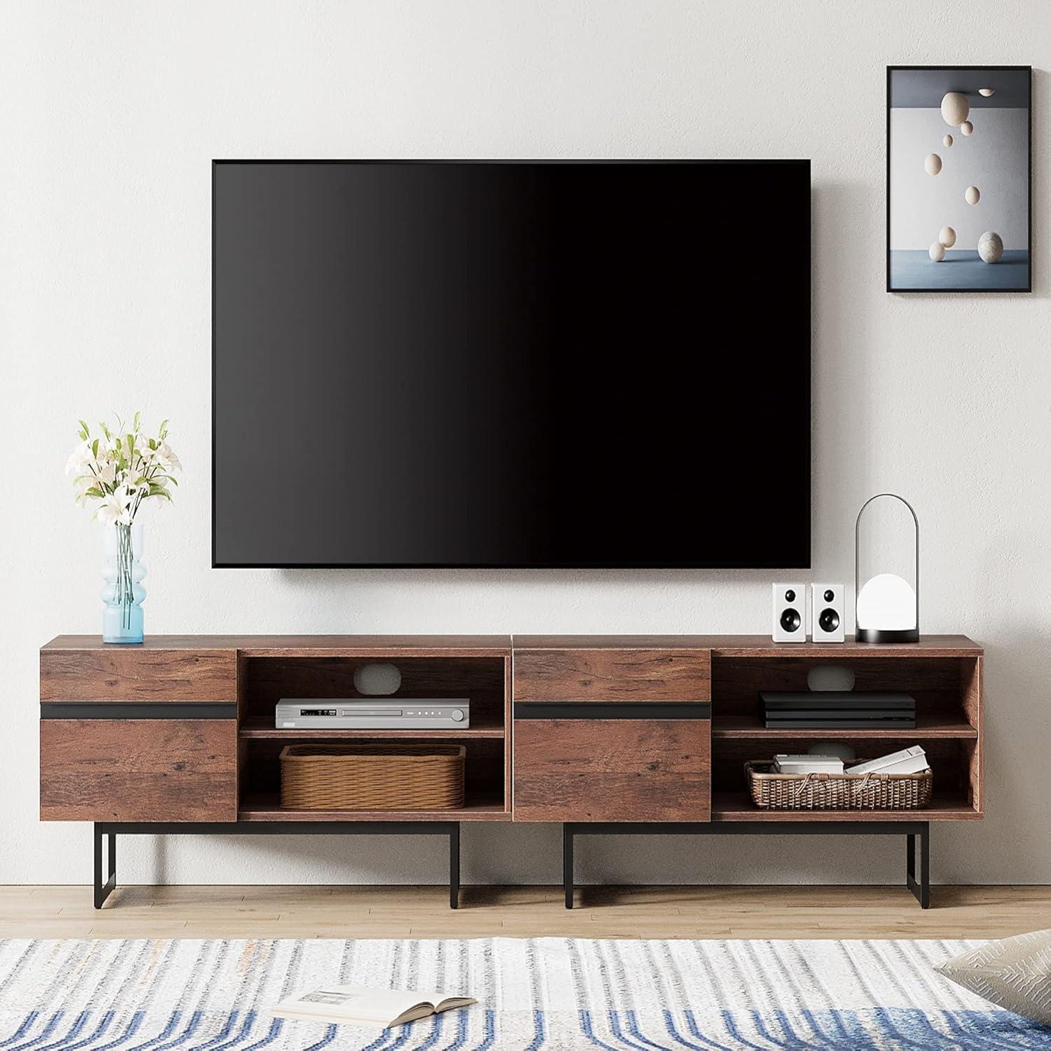 Our Take on the WAMPAT Modern TV Stand: Style Meets Functionality