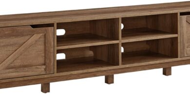 Our Take on the Walker Edison Tinsley Barn-Door TV Stand
