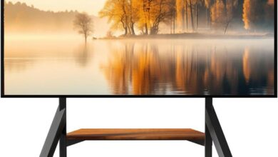 Why We Choose the Vanconwey Rolling TV Stand for Large TVs
