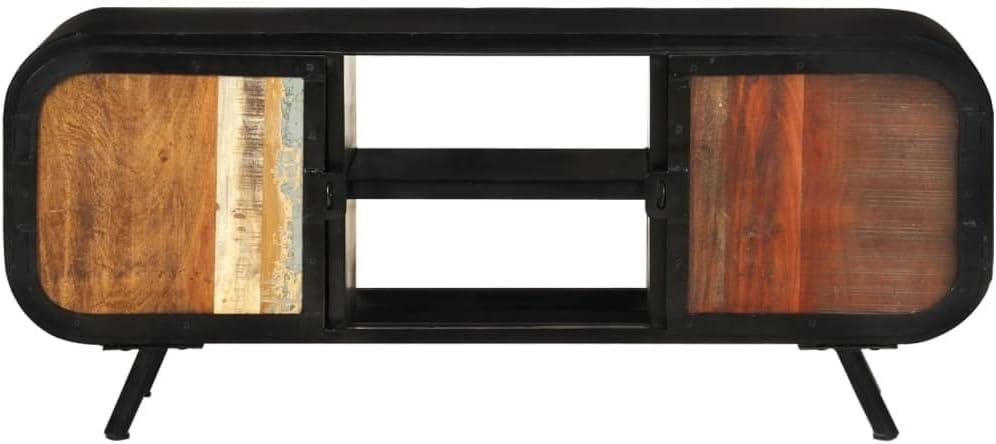 Discovering Charm and Function in a Reclaimed Wood TV Cabinet