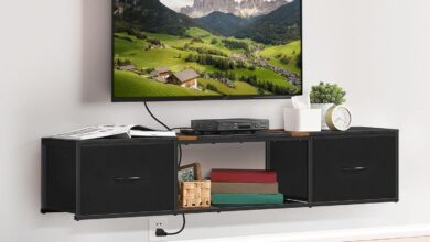 Smusei Floating TV Stand Review: Sleek Storage Meets Wall-Mounted Style
