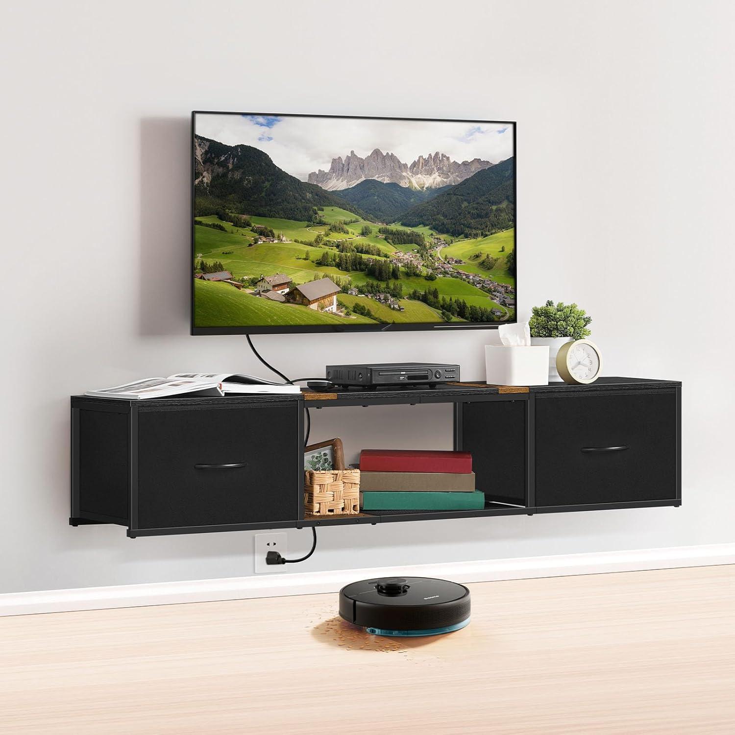 Smusei Floating TV Stand Review: Sleek Storage Meets Wall-Mounted Style