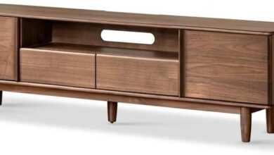 Elevate Living Spaces with a Rustic 200CM Solid Wood TV Stand